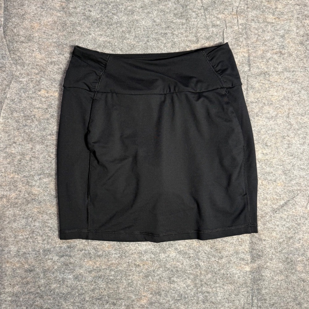 Under Armour HeatGear Athletic Skort Black Fitted Tennis Golf Skirt Small